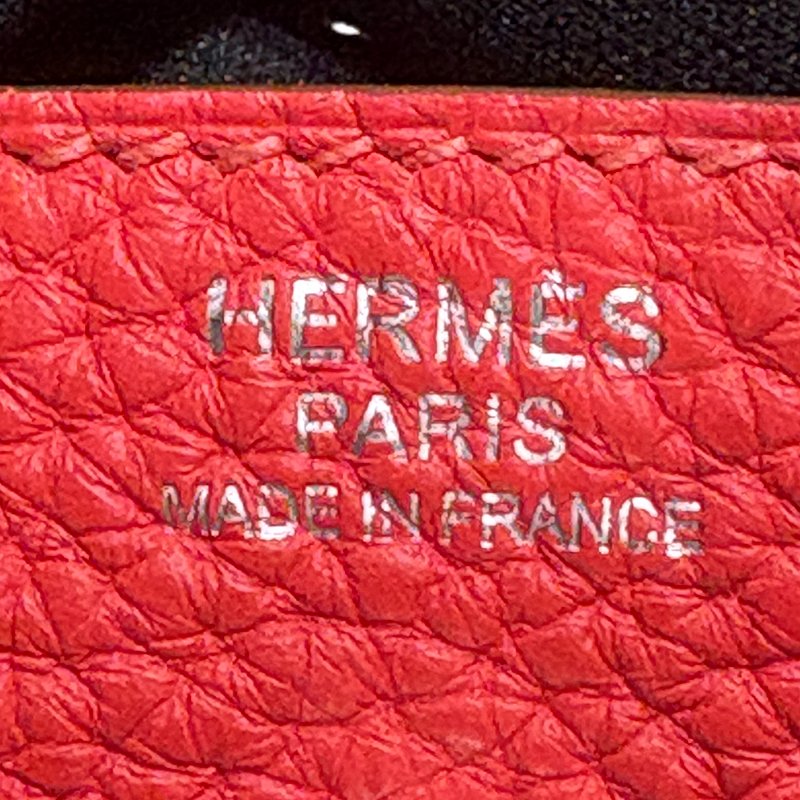 【低調奢華＋珊瑚紅】Hermès Lindy 30 珊瑚紅｜Togo皮革 × 銀扣｜框R 2014年 優雅珍藏-16