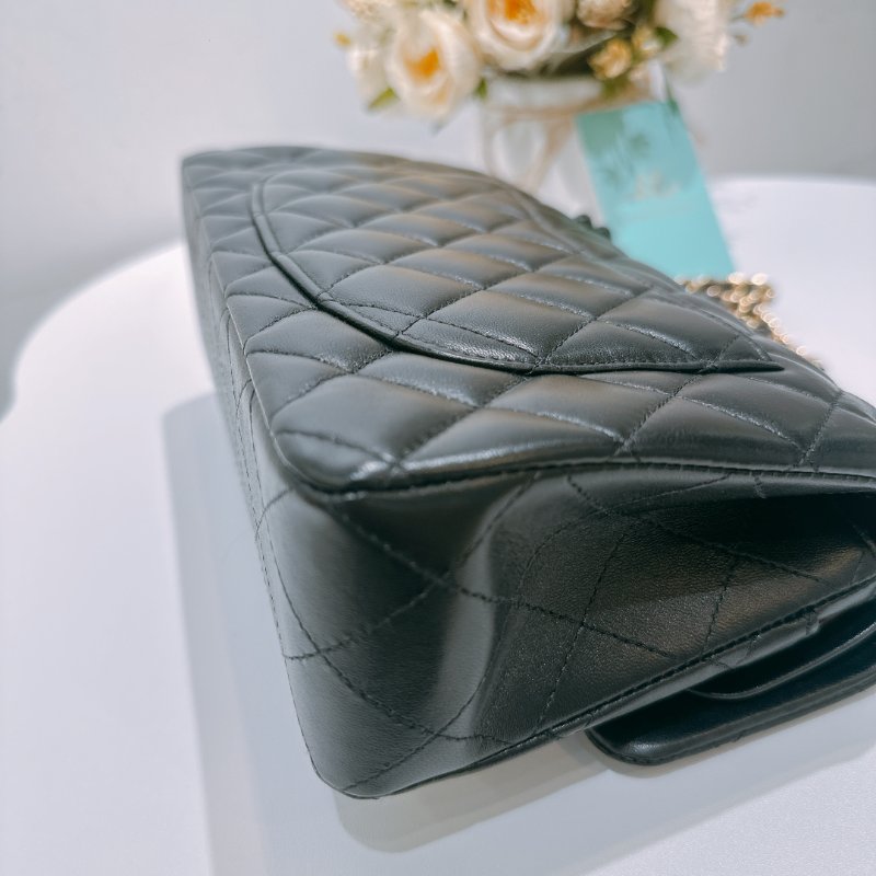 TW4583 Chanel 香奈兒 經典 翻蓋包 黑色羊皮 小號Classic Double Flap Bag 23cm Lambskin Black x GHW-8