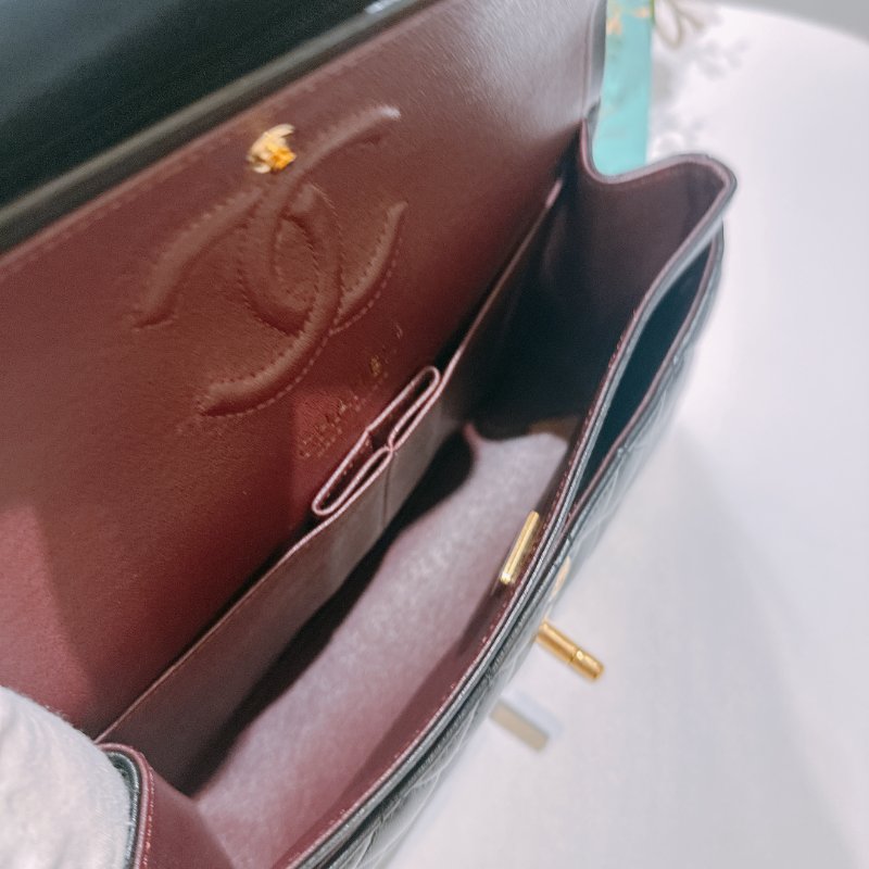 TW4583 Chanel 香奈兒 經典 翻蓋包 黑色羊皮 小號Classic Double Flap Bag 23cm Lambskin Black x GHW-11