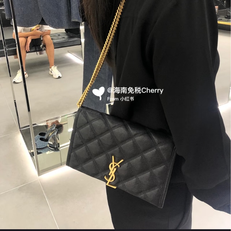 Ysl斜肩包小號(可變單肩)-4