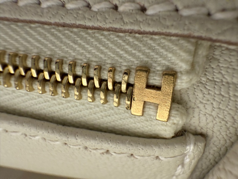 【稀有奢華白色・頂級收藏級別】Hermès Birkin 30 蘑菇白｜Togo皮革 × 金扣｜W刻 2024年-5