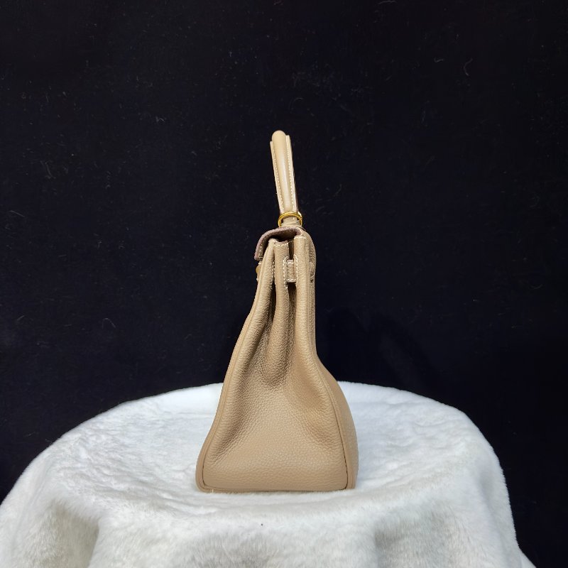 HERMES Kelly 28 大象灰金扣-18