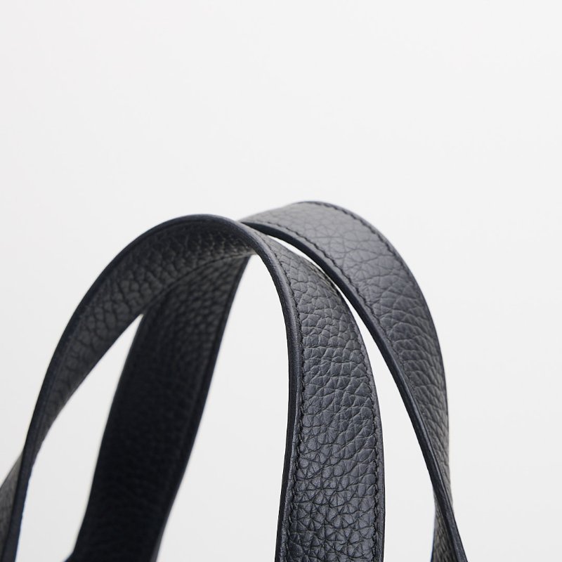 二手Hermès picotin 18 菜籃子/黑金W刻-10