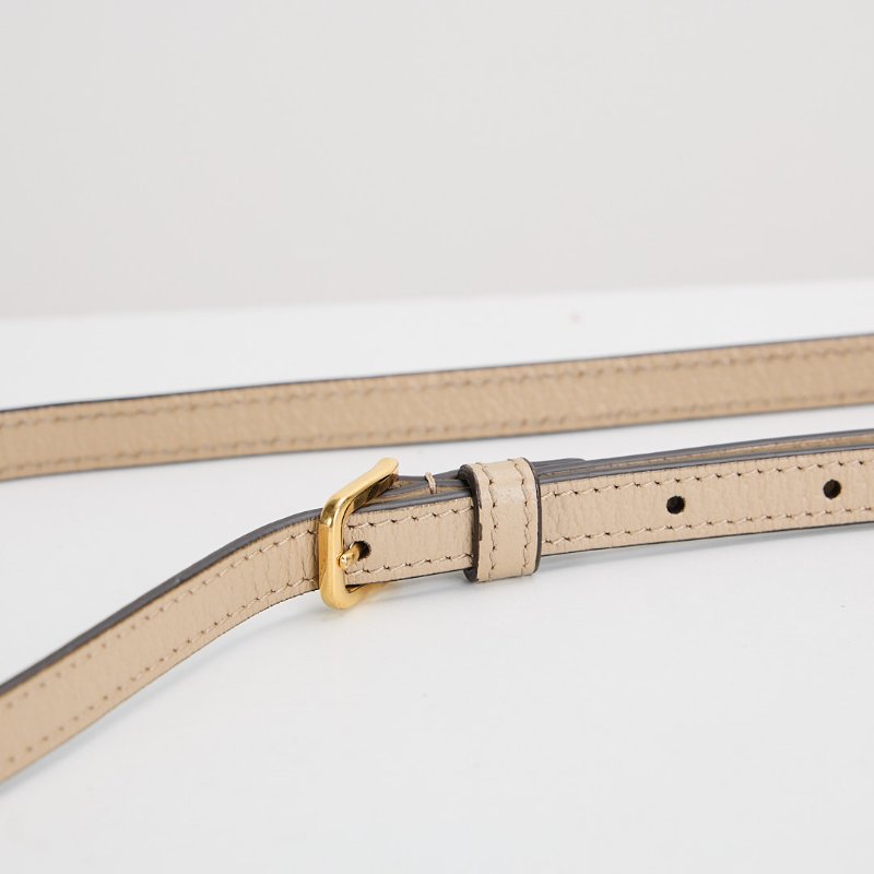 二手Gucci 1955橫版手機包 燕麥色-12