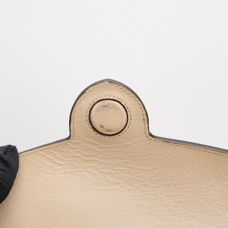 二手Gucci 1955橫版手機包 燕麥色-13