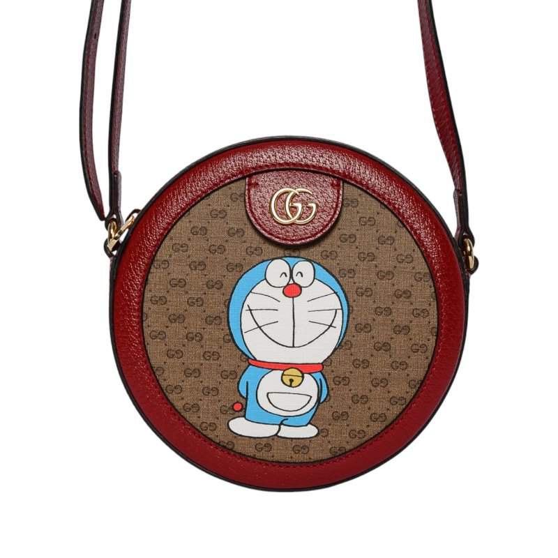 Gucci古馳x多啦A夢小叮噹斜背包-2