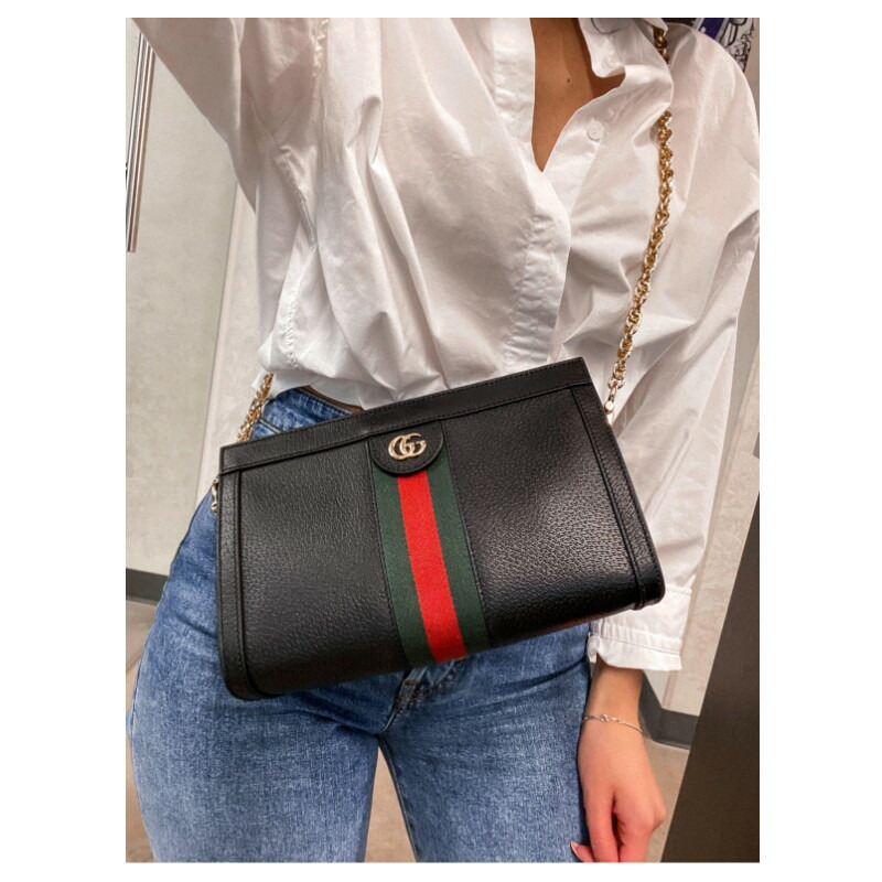GUCCI Odyphia 單肩包 503877 DJ2DG 1060 黑色-10