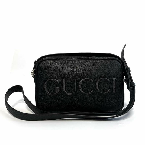GUCCI GG Supreme 黑色單肩包 768391 AACYX 8446