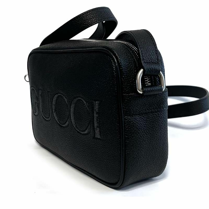 GUCCI GG Supreme 黑色單肩包 768391 AACYX 8446-2