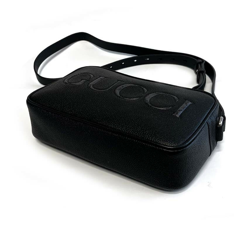 GUCCI GG Supreme 黑色單肩包 768391 AACYX 8446-7