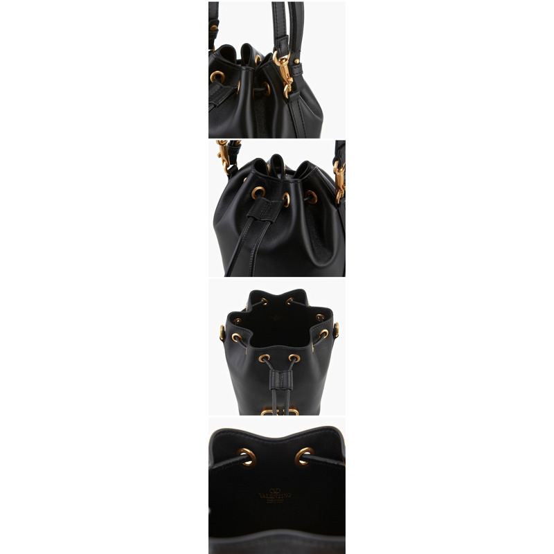 VALENTINO 6W2P0Z44 VNL 0NO 女士單肩水桶包-6