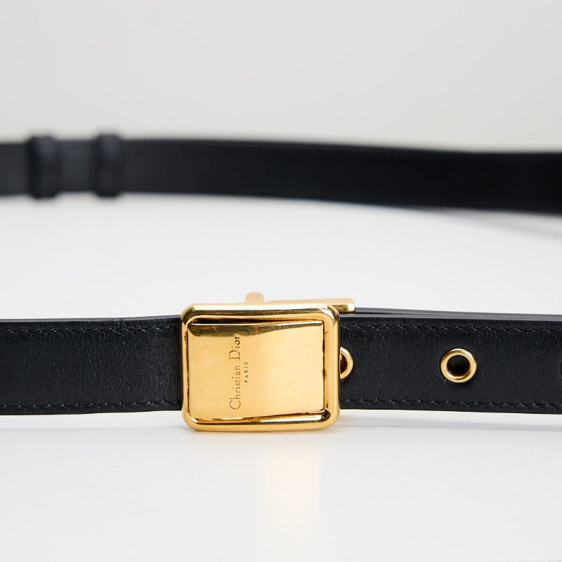 二手 Dior bobby小號黑金-17