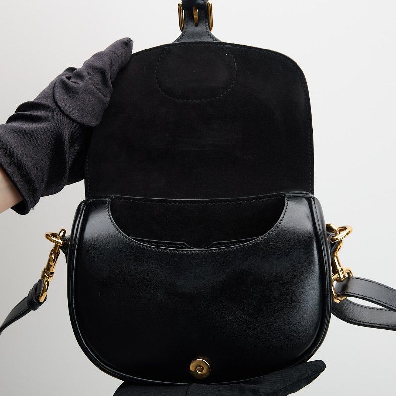 二手 Dior bobby小號黑金-18