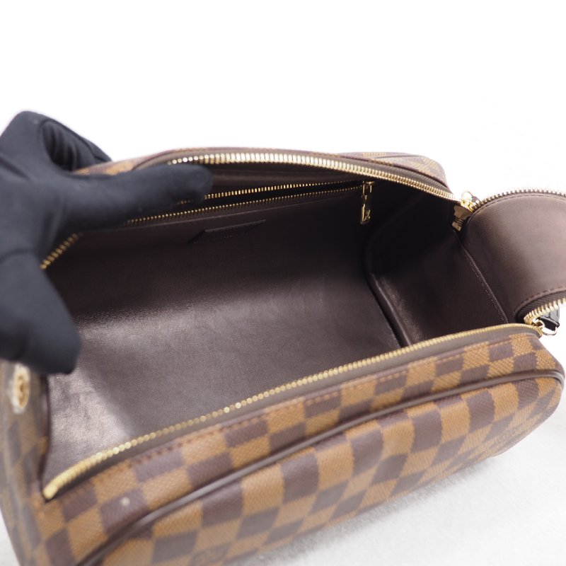 二手 LOUIS VUITTON 棋盤洗漱包-13