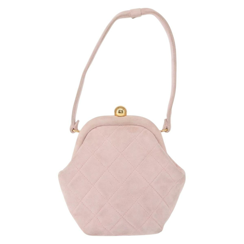 【日本直送】香奈兒 Matelasse 手提包 粉紅金 CC 標誌-1