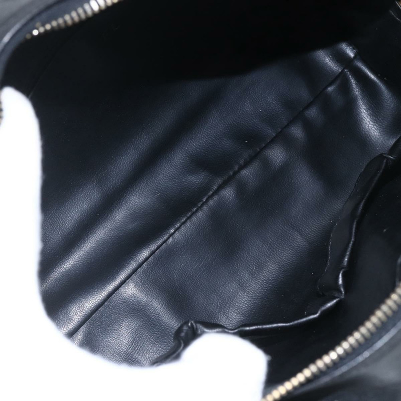 【日本直送】香奈兒雙色手拿包，漆皮材質，黑色金色雙C標誌，正品編號mr1631-9