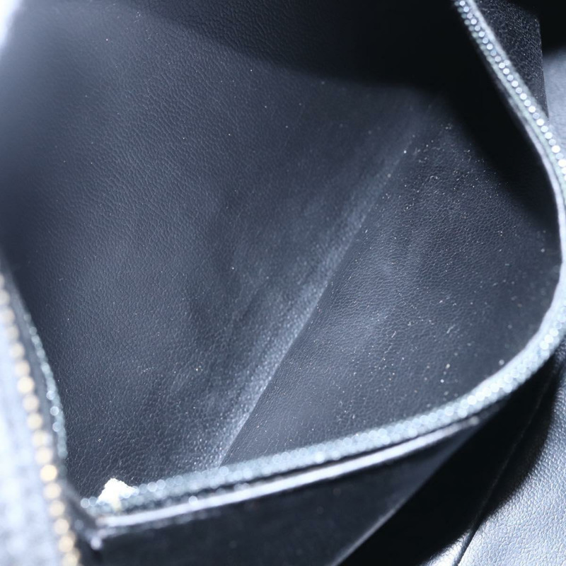 【日本直送】香奈兒雙色手拿包，漆皮材質，黑色金色雙C標誌，正品編號mr1631-10