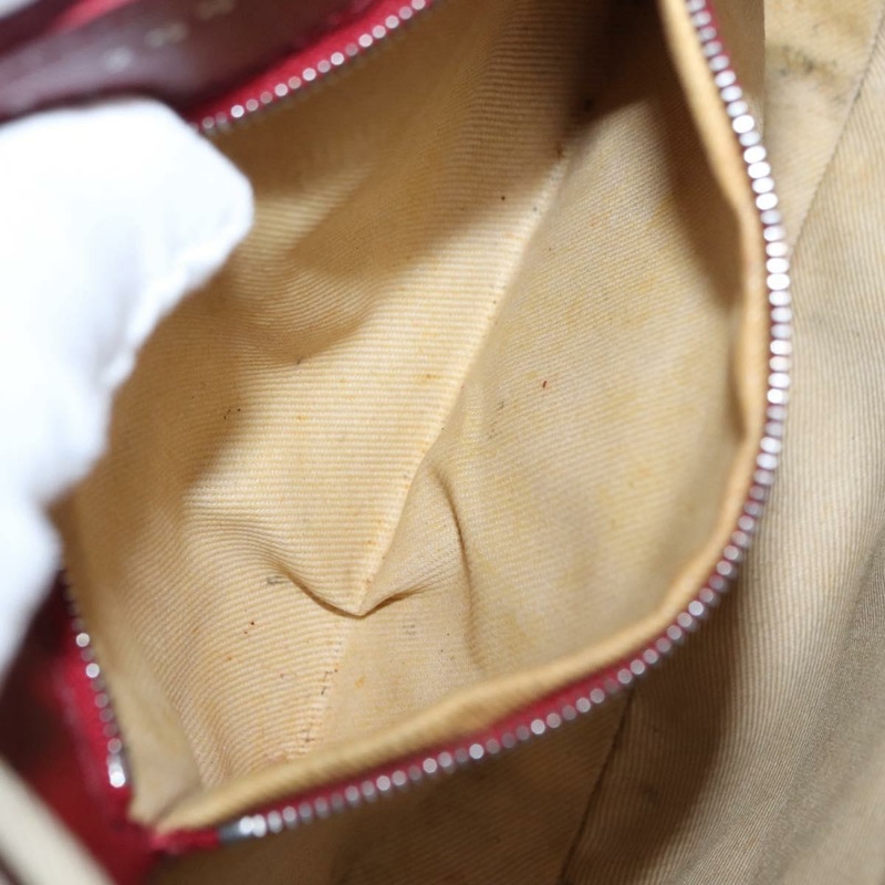 【日本直送】CELINE 2002世界盃單肩包 皮革 白色 黑色 銀色 Auth mr1649-23