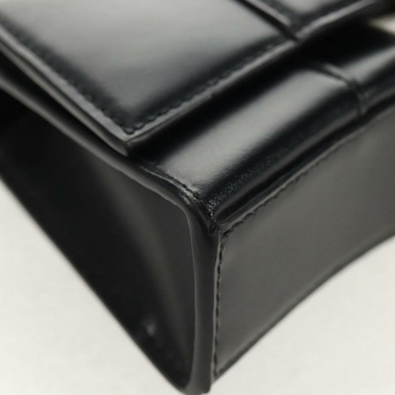 【日本直送】BALENCIAGA 與 Adidas 聯名款鏈條包,黑色皮革,貨號 656050,正品 mr1601M-7