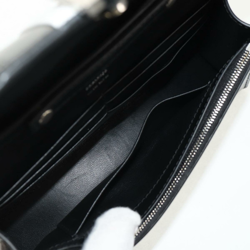 【日本直送】BALENCIAGA 與 Adidas 聯名款鏈條包,黑色皮革,貨號 656050,正品 mr1601M-9