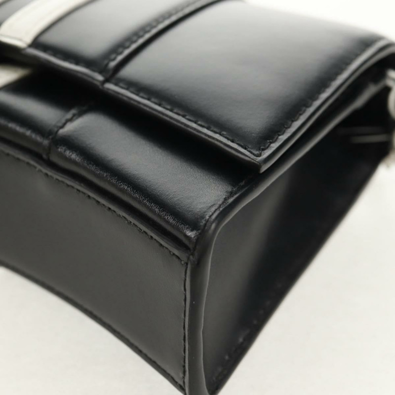 【日本直送】BALENCIAGA 與 Adidas 聯名款鏈條包,黑色皮革,貨號 656050,正品 mr1601M-15