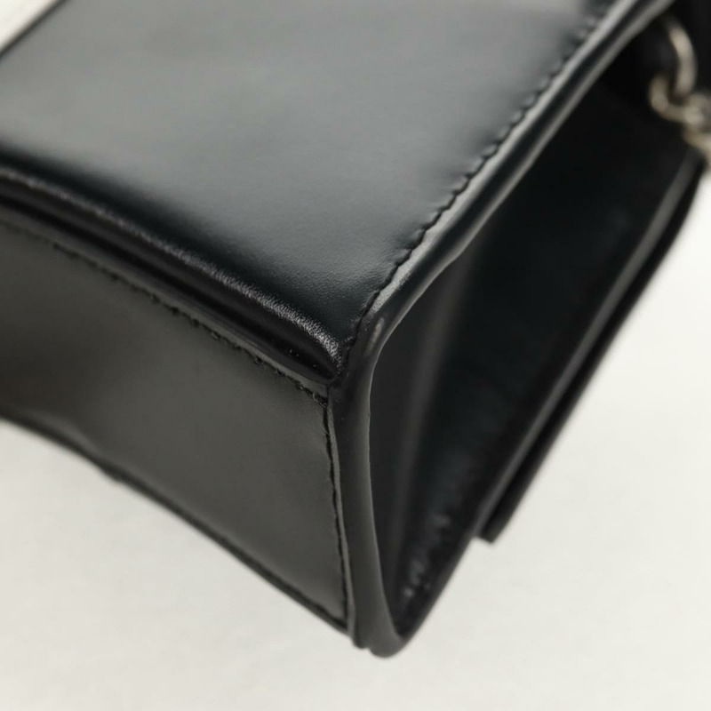 【日本直送】BALENCIAGA 與 Adidas 聯名款鏈條包,黑色皮革,貨號 656050,正品 mr1601M-17