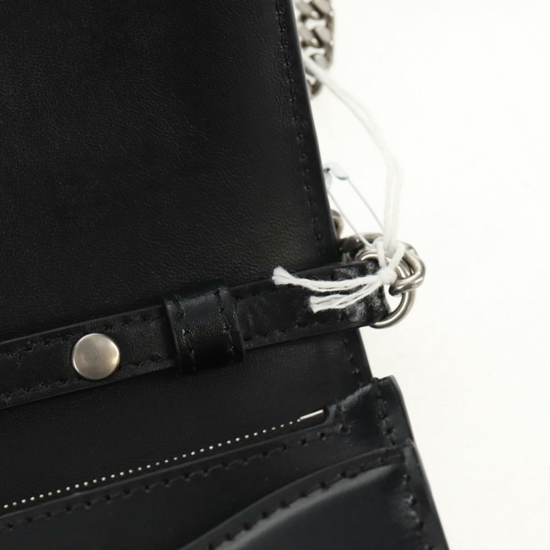 【日本直送】BALENCIAGA 與 Adidas 聯名款鏈條包,黑色皮革,貨號 656050,正品 mr1601M-19