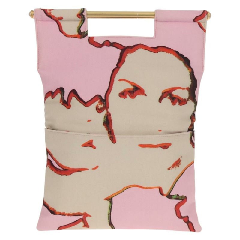 【日本直送】香奈兒 Choco Bar 手提包 帆布 金粉色 CC 標誌 正品 154030M-1