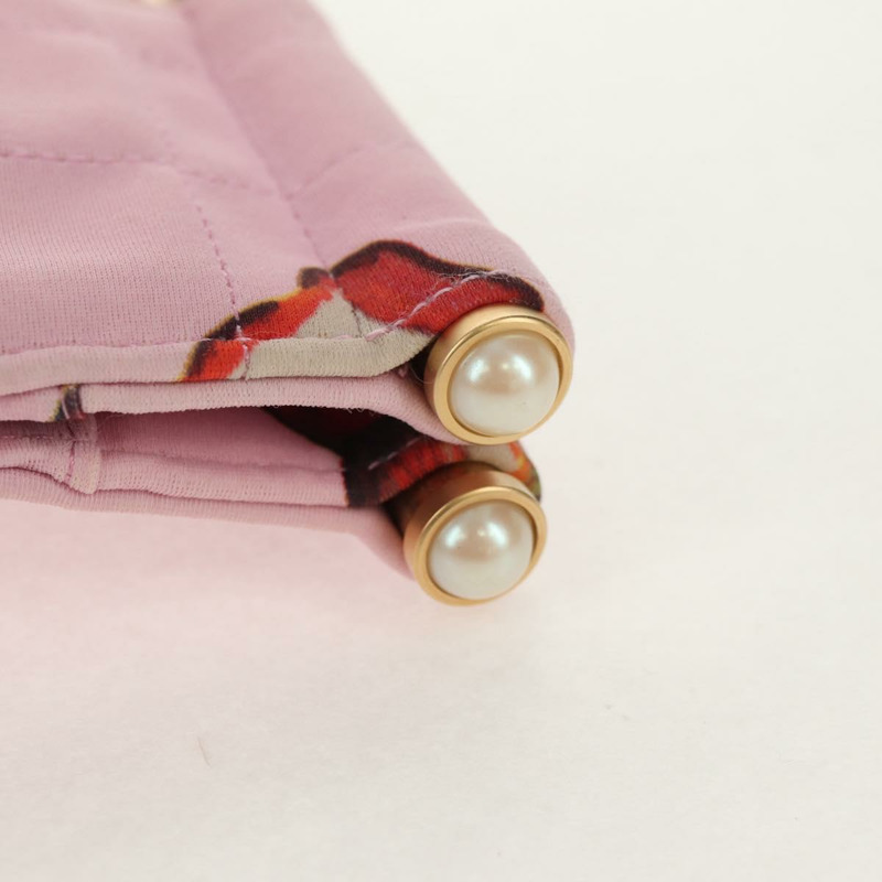 【日本直送】香奈兒 Choco Bar 手提包 帆布 金粉色 CC 標誌 正品 154030M-7