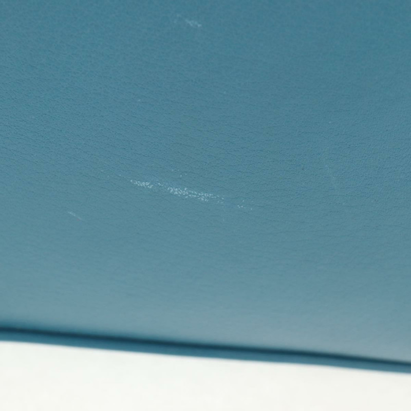 【日本直送】BALENCIAGA 三角形旅行包 M 號,皮革材質,兩用,淺藍色,貨號 476974,正品編號 154084V-1