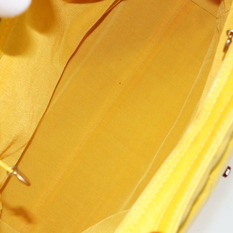 【日本直送】香奈兒 Matelasse 手袋,羊皮,黃色,CC 標誌,正品 BA8254-8