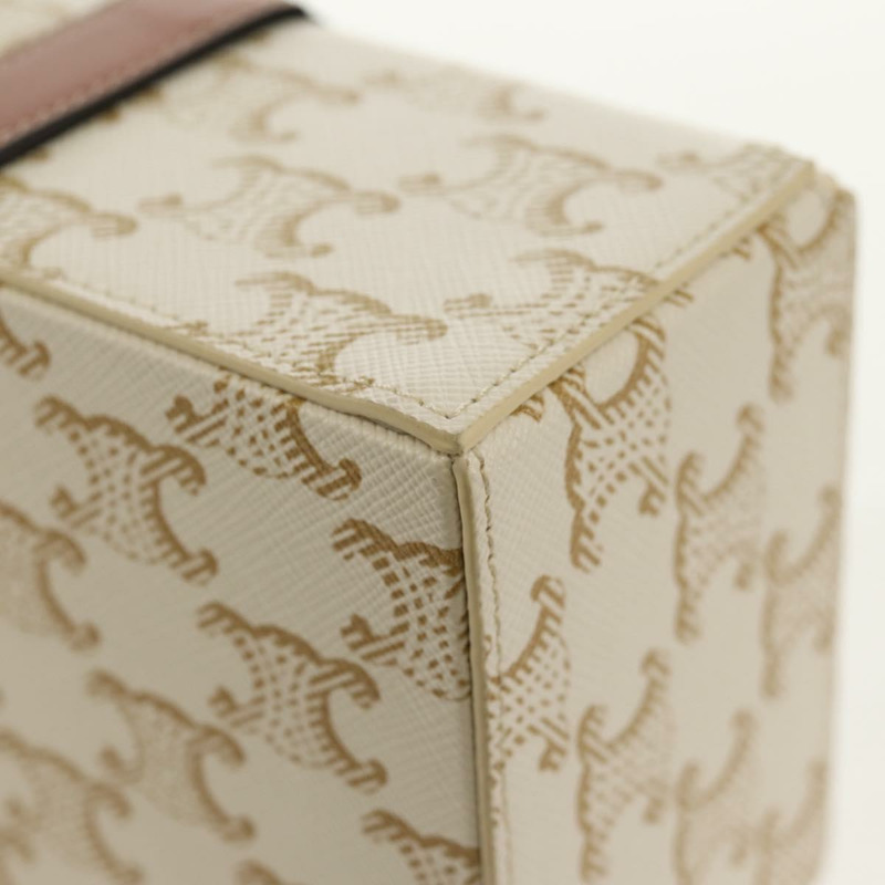 【日本直送】CELINE Triomphe 帆布大號珠寶盒 PVC 白色 4M0382DIU 正品 154934SM-13