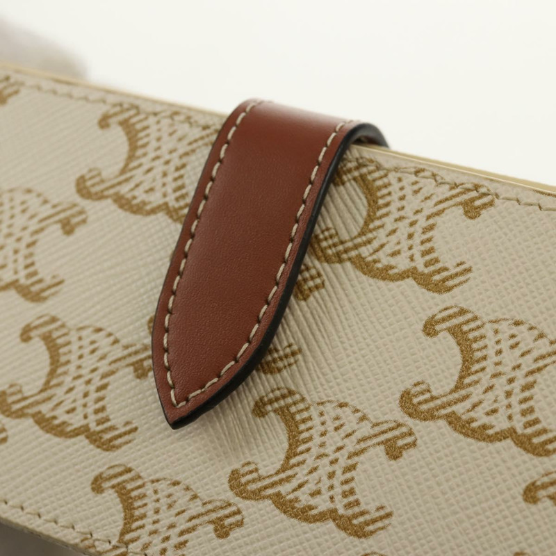 【日本直送】CELINE Triomphe 帆布大號珠寶盒 PVC 白色 4M0382DIU 正品 154934SM-16