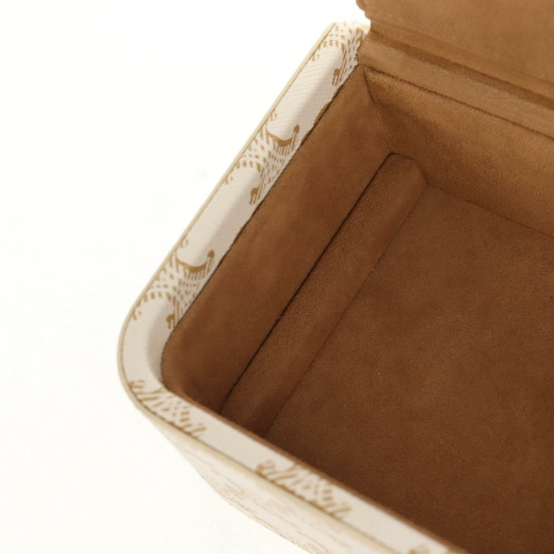 【日本直送】CELINE Triomphe 帆布大號珠寶盒 PVC 白色 4M0382DIU 正品 154934SM-25