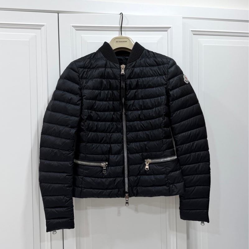 moncler 黑色 立領 輕羽絨 羽絨外套 夾克 風衣外套 防風外套 外套-0