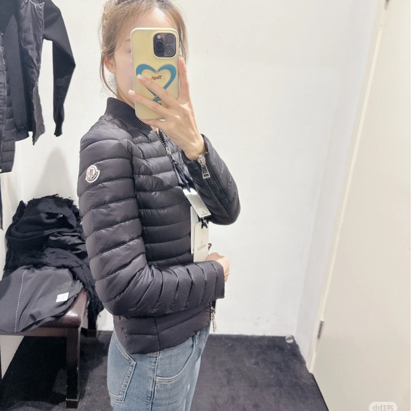 moncler 黑色 立領 輕羽絨 羽絨外套 夾克 風衣外套 防風外套 外套-3