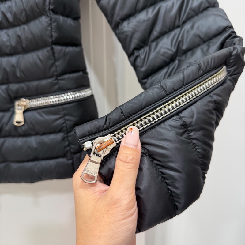 moncler 黑色 立領 輕羽絨 羽絨外套 夾克 風衣外套 防風外套 外套-9