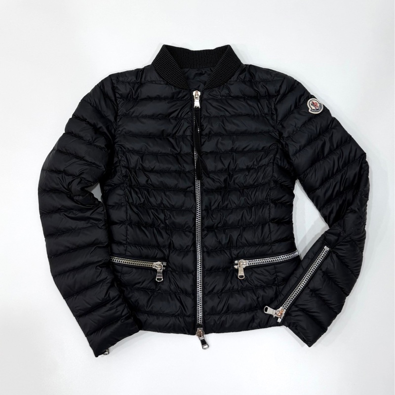 moncler 黑色 立領 輕羽絨 羽絨外套 夾克 風衣外套 防風外套 外套-12