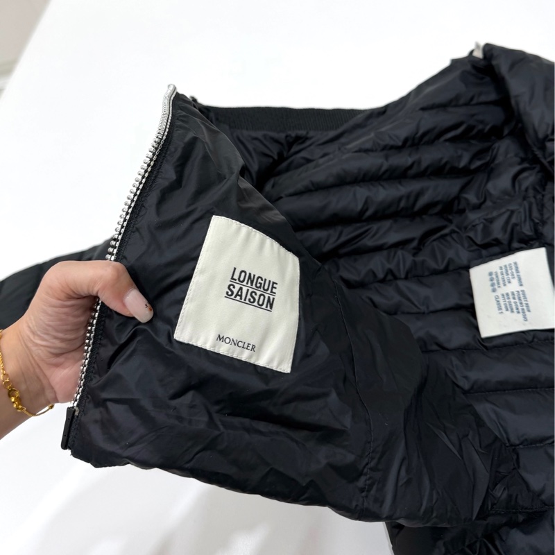 moncler 黑色 立領 輕羽絨 羽絨外套 夾克 風衣外套 防風外套 外套-16