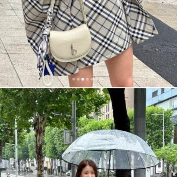 💎Han's house精品服飾💎 Burberry 刺繡 戰馬 格紋 斗篷 風衣 外套-7