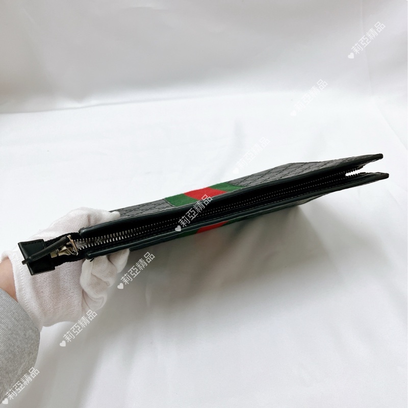 莉亞精品♡ Gucci 手拿包 黑 二手美品-5