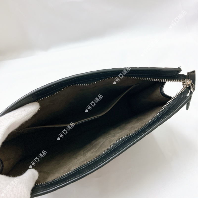 莉亞精品♡ Gucci 手拿包 黑 二手美品-9