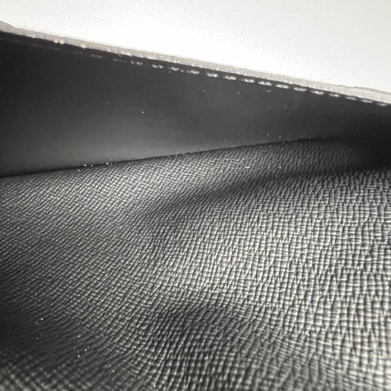 LV N62665/晶片款 黑棋盤格Brazza長夾-12