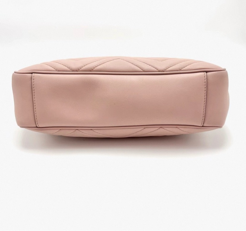 GUCCI 粉金marmont托特包29*23*9 98新配件塵袋-3