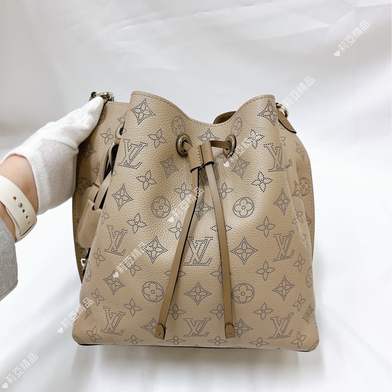 莉亞精品♡ LV 月光女神水桶包 大象灰 二手美品-2