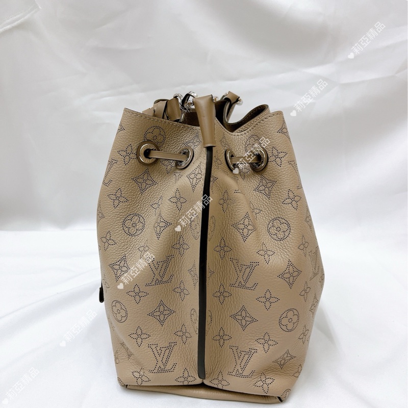 莉亞精品♡ LV 月光女神水桶包 大象灰 二手美品-6
