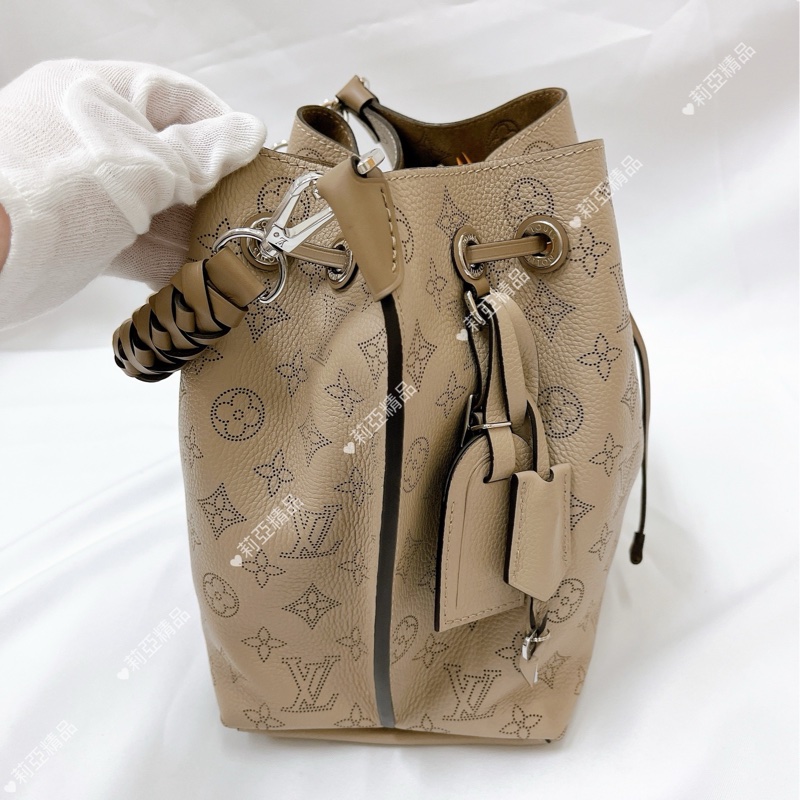 莉亞精品♡ LV 月光女神水桶包 大象灰 二手美品-7