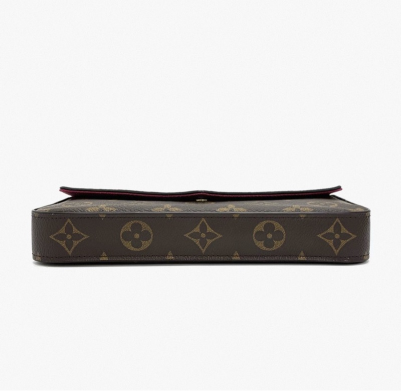 LV PochetteFelicie經典老花三合一肩背斜背包21*12*3 98新配件塵袋-3