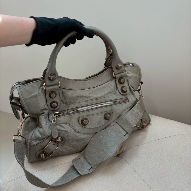 🏷️ Balenciaga 沙丘色機車包-3