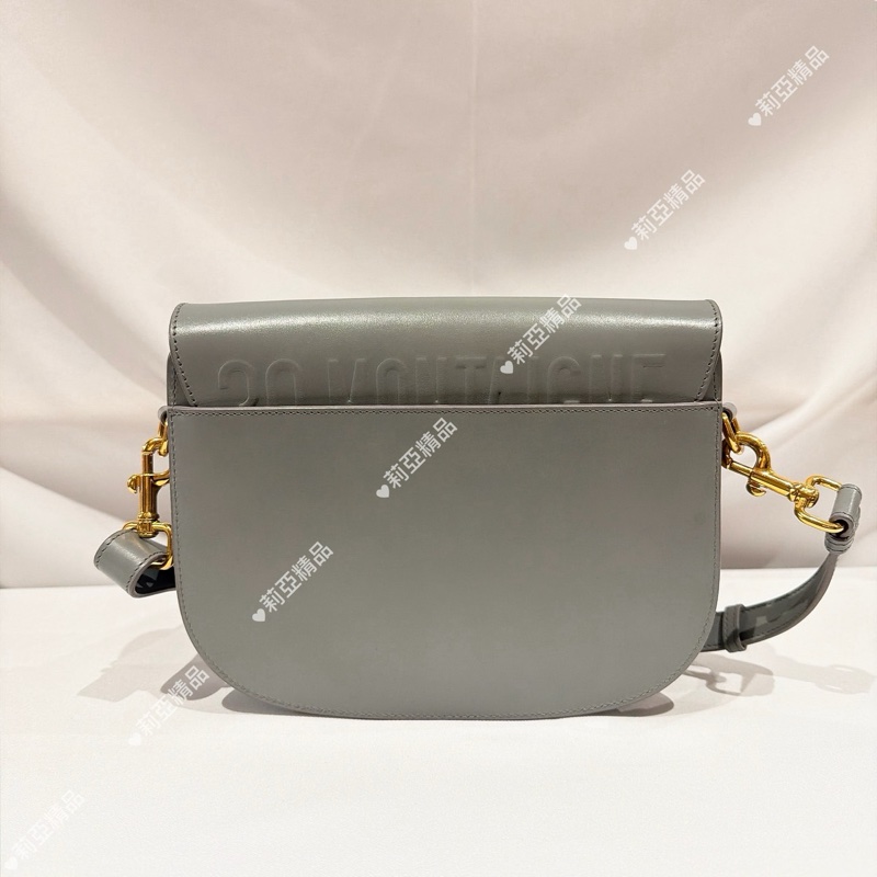莉亞精品♡ Dior Bobby 中號 岩石灰 二手美包-5